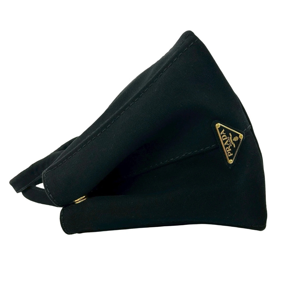 PRADA Black Canvas Shoulder Bag - Picture 5 of 10